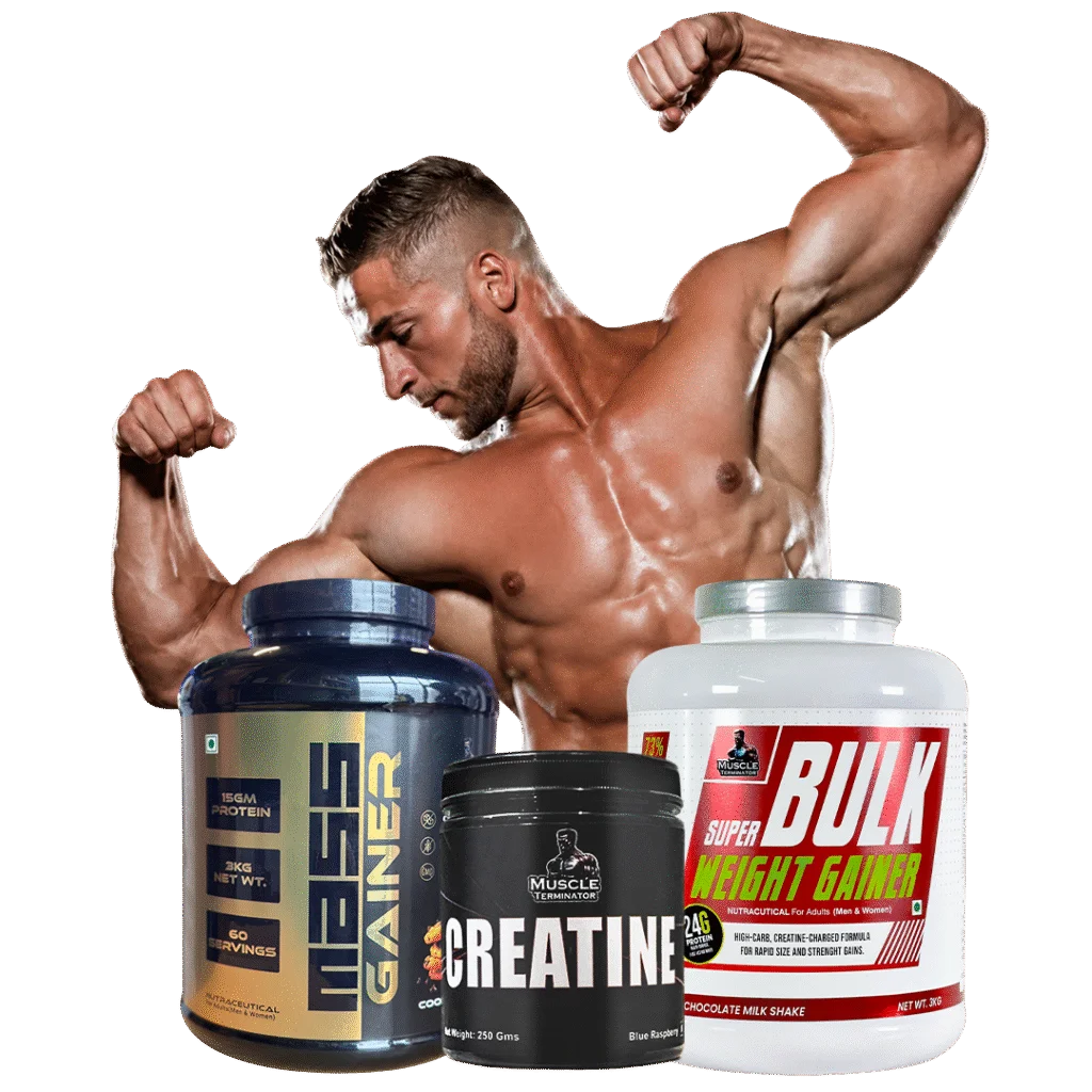 Muscle Terminator Complete Muscle Gaining Stack with Athlete